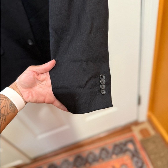 Marc Anthony Black Men's Blazer - Picture 7 of 11